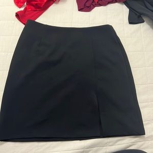 Black Mini Skirt - Size M
